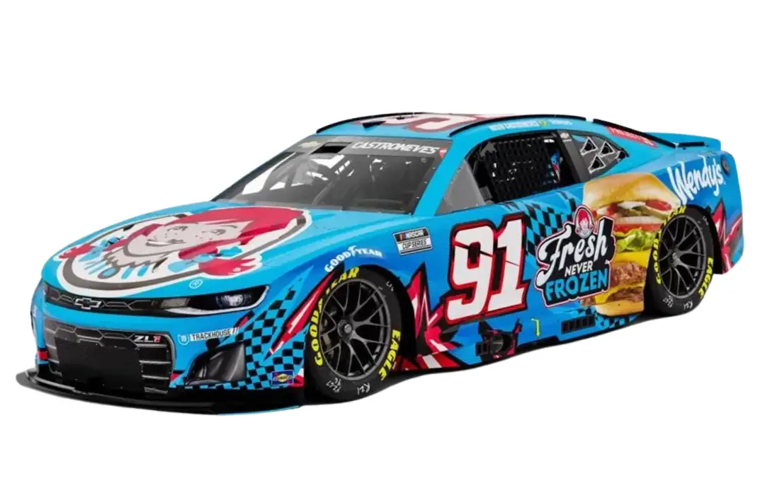 Chevrolet Camaro ZL1 Helio Castroneves #91 Trackhouse 2025 (Wendy's)