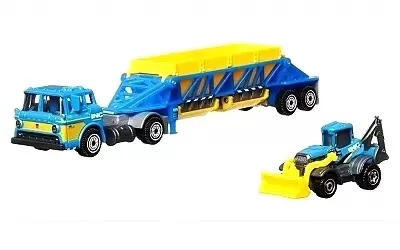 Ford C900 Cabover  & MBX Gravel Trailer \ MBX Backhoe