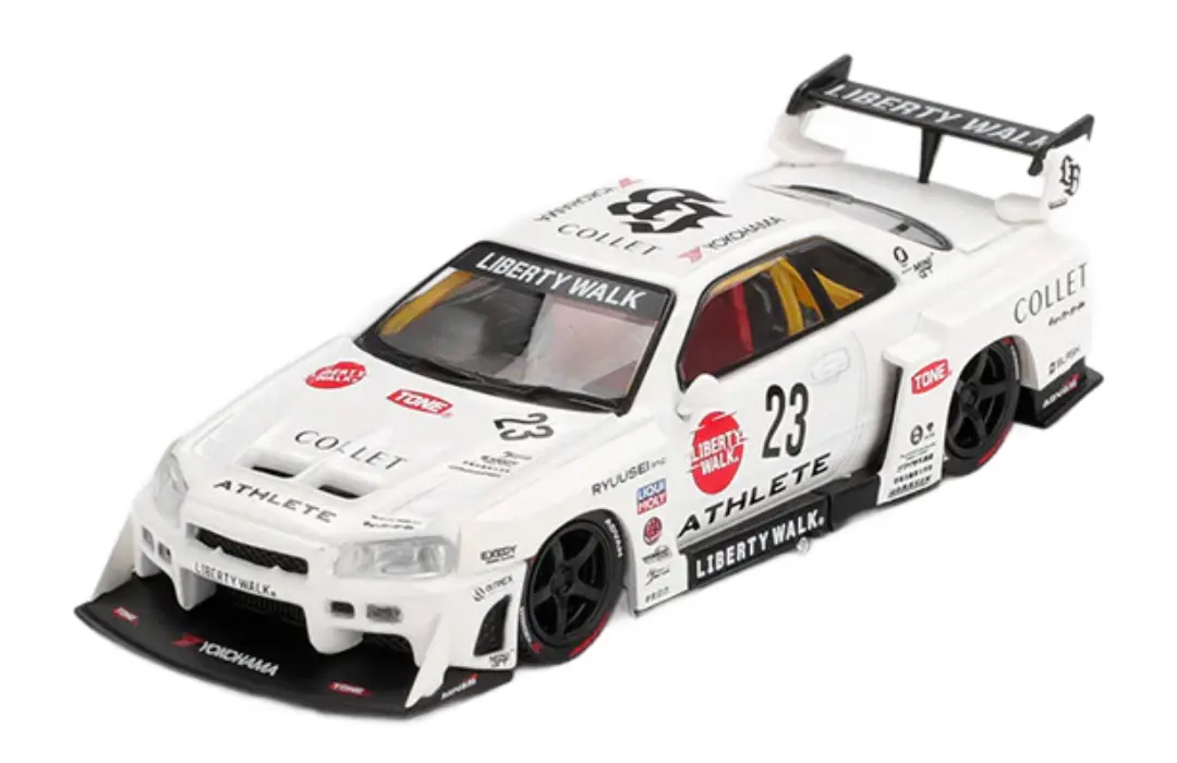 Nissan LB-ER34 Super Silhouette SKYLINE “ATHLETE / COLLET” White